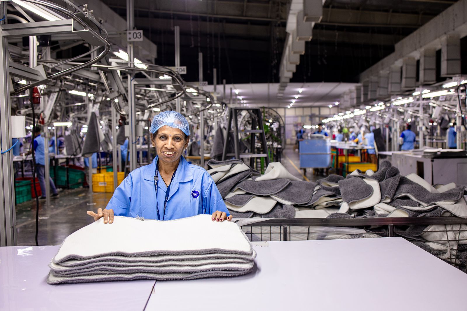Factory floor production volume behind the minimum order quantity China suppliers quote