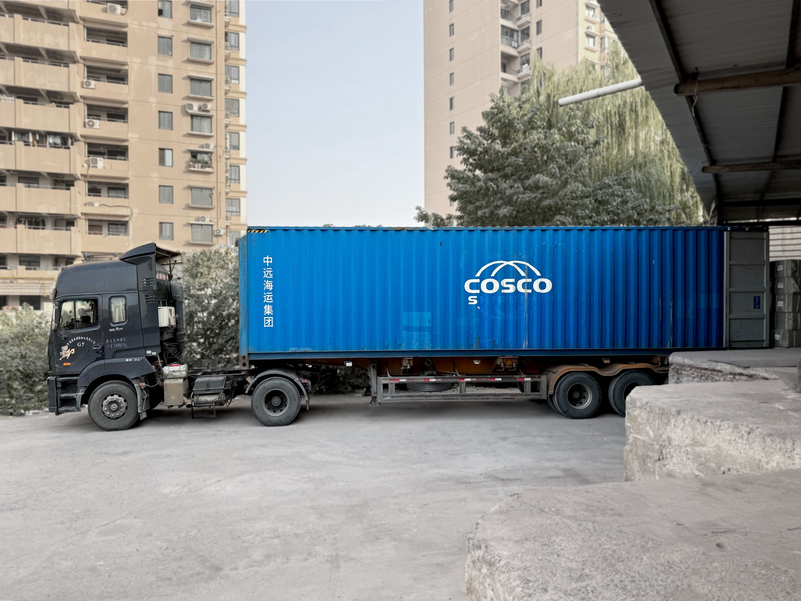 Container freight booked from China for a supply chain China wholesale order heading to the buyer's warehouse