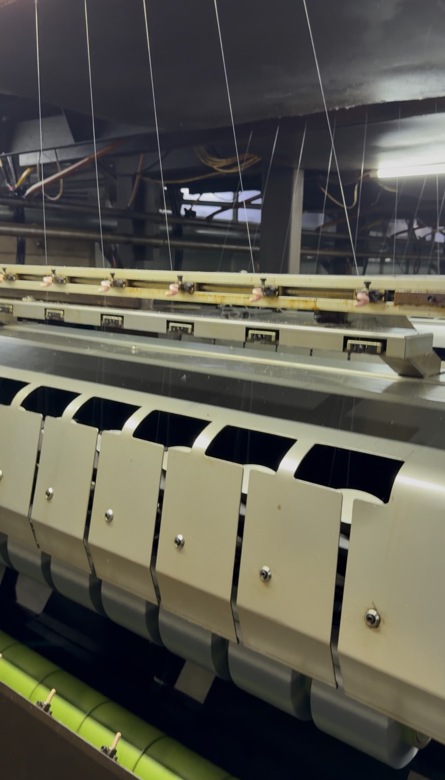 In-line production check on the factory line in China